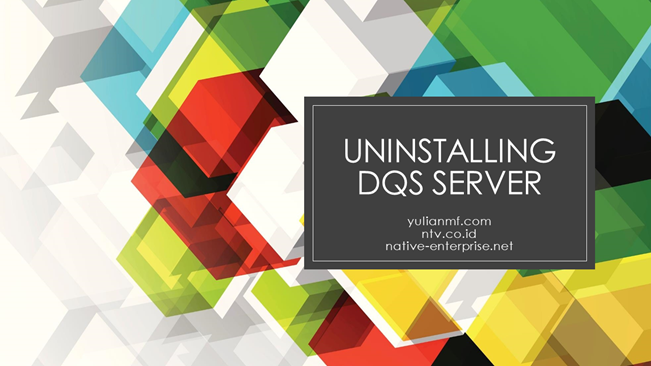 Uninstalling DQS Server using DQSInstaller.exe