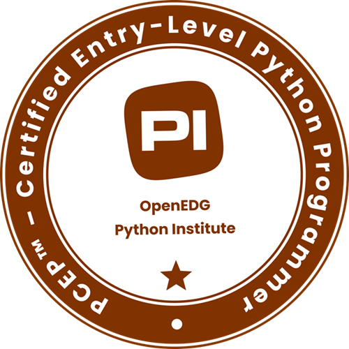 PCEP Certified Entry Level Python Programmer