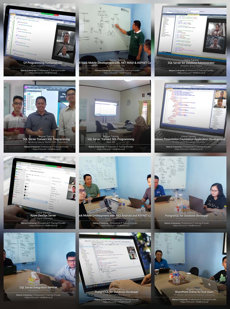 resume training 2023 rully yulian mf native enterprise
